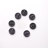 Blue Goldstone Round Carved Button AAA Grade Both Side Polished Size 11 MM 20 Pcs Weight 95 Cts