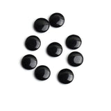 Black Onyx Round Disc Both Side Polished AAA Grade Size 12 mm 20 Pcs Weight 70 Cts