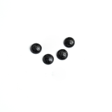 Black Onyx Round Cabochon Scamb Carved AAA Grade Both Side Polished Size 10 mm 50 Pcs Weight 141 Cts