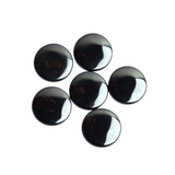 Hematite Round Single Bevel Buff Top (SBBT) AAA Grade Both Side Polished Size 20 mm 20 Pcs Weight 357 Cts