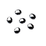 Hematite Oval Faceted AAA Grade Flat Back Size 10x12 mm 50 Pcs Weight 210 Cts