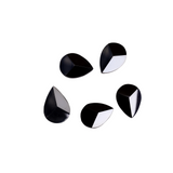 Hematite Pear Faceted Back Half Drilled AAA Grade Both Side Polished Size 13x18 mm 20 Pcs Weight 180 Cts