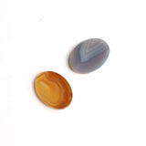 Botswana Agate Oval Flat Top Straight Side (FTSS) Both Side Polished AAA Grade Size 22x30 MM 5 Pcs Weight 110 Cts