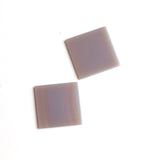 Grey Agate Square Flat Top Straight Side (FTSS) Both Side Polished AAA Grade Size 30x30 MM 10 Pcs Weight 289 Cts