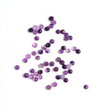 Amethyst Round Cabochon AA Grade Both Side Polished Size 4 mm 200 Pcs Weight 45 Cts