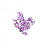 Amethyst Oval Cabochon AA Grade Both Side Polished Size 3x5 mm 100 Pcs Weight 21 Cts