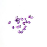 Amethyst Oval Cabochon AA Grade Both Side Polished Size 4x6 mm 100 Pcs Weight 50 Cts