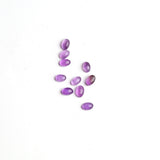 Amethyst Oval Cabochon AA Grade Both Side Polished Size 4x6 mm 100 Pcs Weight 50 Cts