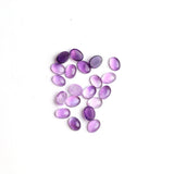 Amethyst Oval Cabochon AA Grade Both Side Polished Size 6x8 mm 100 Pcs Weight 112 Cts