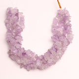 Amethyst Uncut Strand Length-16 Inch 5 Strand