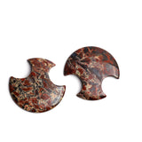 Brecciated Jasper Fancy Anchor Bottom Side Drilled Both Side Polished AAA Grade Size- 45x45 MM 1 Pcs Weight 67 Cts