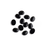 Black Onyx Oval Single Bevel Buff Top (SBBT) Both Side Polished AAA Grade Size 7x9 mm 50 Pcs Weight 63 Cts