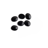 Black Onyx Oval Single Bevel Buff Top (SBBT) Both Side Polished AAA Grade Size 8x10 mm 100 Pcs Weight 74 Cts