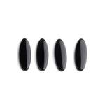 Black Onyx Oval Single Bevel Buff Top (SBBT) Both Side Polished AAA Grade Size 9x25 mm 50 Pcs Weight 245 Cts