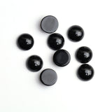 Black Onyx Round Cabochon Both Side Polished AAA Grade Size 12 mm 20 Pcs Weight 108 Cts