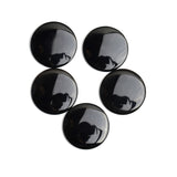 Black Onyx Round Single Bevel Buff Top (SBBT) Both Side Polished AAA Grade Size 27 mm Lot Of 14 Pcs Weight 276 Cts