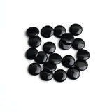 Black Onyx Round Disc Both Side Polished AAA Grade Size 12 mm 20 Pcs Weight 70 Cts