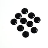 Black Onyx Round Faceted AAA Grade Both Side Polished Size 14 mm Lot Of 35 Pcs Weight 177 Cts