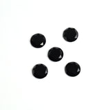 Black Onyx Round Faceted AAA Grade Both Side Polished Size 14 mm Lot Of 35 Pcs Weight 177 Cts