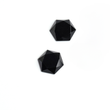 Black Onyx Hexagon Faceted AAA Grade Both Side Polished Size 15 mm 20 Pcs Weight 154 Cts