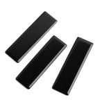 Black Onyx Rectangle Flat Top Straight Side (FTSS) AAA Grade Both Side Polished Size 15x50 mm 10 Pcs Weight 182 Cts