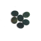 Bloodstone Oval Flat Top Straight Side (FTSS) Both Side Polished AAA Grade Size 12x14 MM 20 Pcs Weight 85 Cts