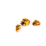 Citrine Fancy Shape Concave Cut Both Side Polished AAA Grade 1 Set Of 3 Pcs Weight 19.20 Cts