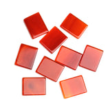 Carnelian Rectangle Flat Top Straight Side (FTSS) Both Side Polished AAA Grade Size 14x18x2.5 MM Lot Of 35 Pcs Weight 253 Cts