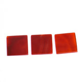 Carnelian Square Flat Top Straight Side (FTSS) Both Side Polished AAA Grade Size 30x30x2.5-3.0 MM 5 Pcs Weight 134 Cts