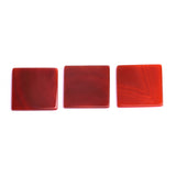 Carnelian Square Flat Top Straight Side (FTSS) Both Side Polished AAA Grade Size 30x30x2.5-3.0 MM 5 Pcs Weight 138 Cts