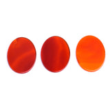 Carnelian Oval Flat Top Straight Side (FTSS) Both Side Polished AAA Grade Size 34x42x2.5-3.0 MM 5 Pcs Weight 135 Cts