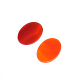 Carnelian Oval Flat Top Straight Side (FTSS) Both Side Polished AAA Grade Size 34x42x2.5-3.0 MM 5 Pcs Weight 135 Cts