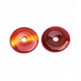 Carnelian Fancy Round Shape Both Side Polished AAA Grade Size 38x38x6 mm 4 Pcs Weight 262 Cts