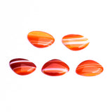 Carnelian Fancy Shape Flat Back AAA Grade Size 10x15x3 mm 30 Pcs Weight 101 Cts