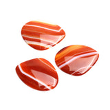 Carnelian Fancy Shape Flat Back AAA Grade Size 25x35x3.5 mm 5 Pcs Weight 101 Cts