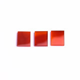 Carnelian Rectangle Flat Top Straight Side (FTSS) Flat Back AAA Grade Size 12x14 MM 20 Pcs Weight 108 Cts