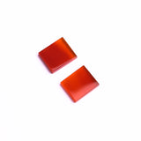 Carnelian Rectangle Flat Top Straight Side (FTSS) Flat Back AAA Grade Size 12x14 MM 20 Pcs Weight 108 Cts