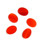 Carnelian Oval Flat Top Straight Side (FTSS) Both Side Polished AAA Grade Size 15x20 MM Lot of 30 Pcs Weight 193 Cts