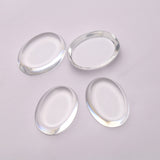 Crystal Oval Single Bevel Flat Top (SBFT) AAA Grade Both Side Polished Size 21x29x6 mm 4 Pcs Weight 189 Cts