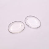 Crystal Oval Double Buff Front Drilled AAA Grade Both Side Polished Size 22x30x5 mm 10 Pcs Weight 216 Cts