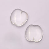 Crystal Fancy Shape Double Buff Top Half Drilled AAA Grade Both Side Polished Size 25 mm 5 Pcs Weight 164 Cts