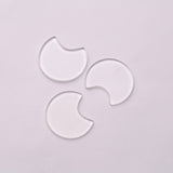 Crystal Fancy Flat Top Straight Side (FTSS) AAA Grade Both Side Polished Size 26 mm 10 Pcs Weight 120 Cts