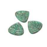 Emerald Carving Heart AAA Grade Size 48x48 MM 1 Set Of 3 Pcs Weight 269.10 Cts