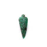 Emerald Carving Fancy Shape AAA Grade 1 Pcs Weight 68.35 Cts