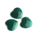 Green Aventurine Heart Double Buff Both Side Polished AAA Grade Size 30x30x7 mm Lot of 7 Pcs Weight 308 Cts
