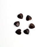 Golden Obsidian Heart Single Bevel Both Side Polished AAA Grade Size- 12x12 MM 20 Pcs Weight 66 Cts