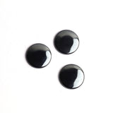 Hematite Round Single Bevel Buff Top (SBBT) AAA Grade Both Side Polished Size 20 mm 20 Pcs Weight 357 Cts