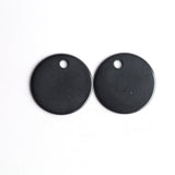 Hematite Round Flat Top Straight Side (FTSS) AAA Grade Both Side Polished Size 30 mm 15 Pcs Weight 332 Cts