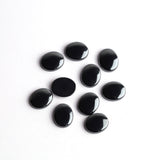 Hematite Oval Single Bevel Buff Top (SBBT) AAA Grade Both Side Polished Size 10x12 mm 50 Pcs Weight 265 Cts