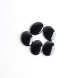 Hematite Oval Single Bevel Buff Top (SBBT) AAA Grade Both Side Polished Size 12x16 mm 30 Pcs Weight 256 Cts